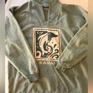 Kauai teal crew neck size M